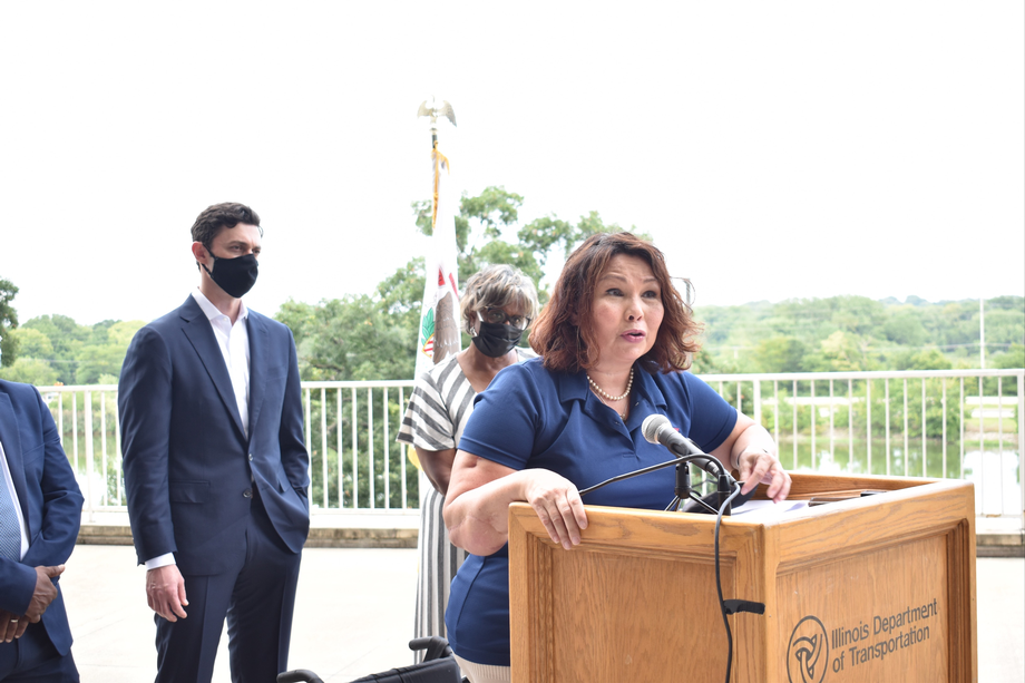 In Springfield, Duckworth, Durbin and Ossoff Highlight Wins from Bipartisan Infrastructure Deal
